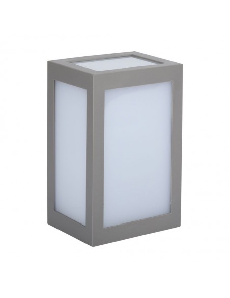 218338-Lampada LED da Muro a Lanterna  LM/W Colore Grigio  -1