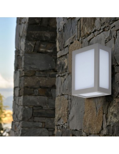 218338-Lampada LED da Muro a Lanterna  LM/W Colore Grigio  -6