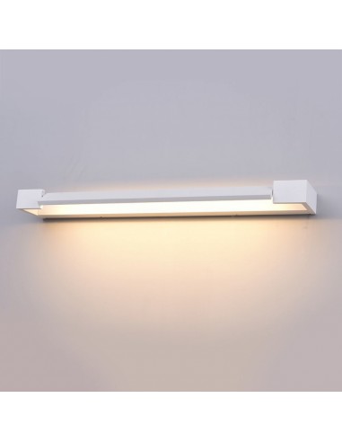 218533-Lampada LED da Muro Rettangolare  con Pannello Ruotabile  Colore Bianco  IP-4