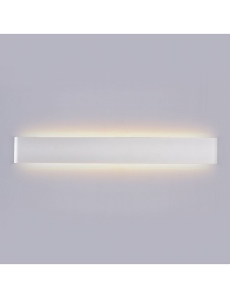 218535-Lampada LED Da Muro Rettangolare  con Doppio Fascio Luminoso  Colore Bianco  IP-4