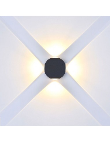 218553-Lampada LED da Muro Sferica  LED COB  Colore Bianco  -3