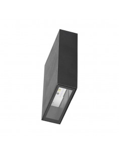 218563-Lampada LED da Muro Rettangolare  Colore Nero  -1