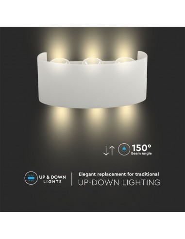 Applique LED da Muro 6W Doppio Fascio...