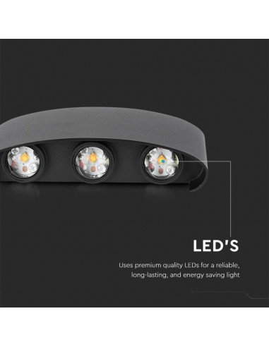 Applique LED da Muro 6W Doppio Fascio...