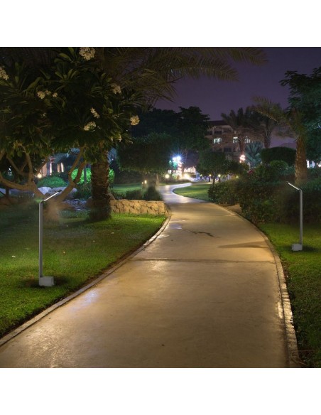 218681-Lampione LED da Esterno  Colore Grigio h cm  -3