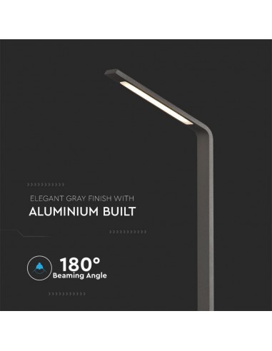 218681-Lampione LED da Esterno  Colore Grigio h cm  -5