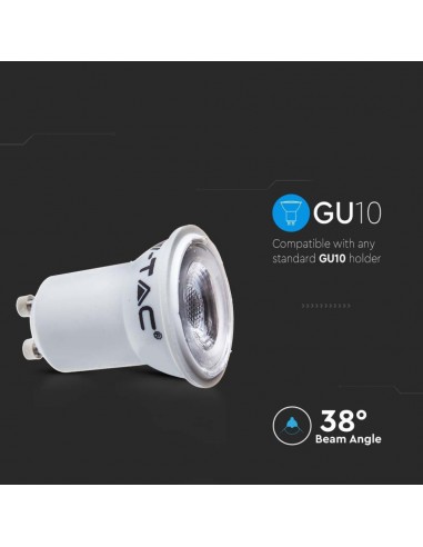 21869-Faretto LED Chip Samsung GU   Copertura Satinata -7