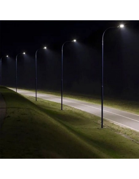 21959-Armatura Stradale LED Chip Samsung Slim  LM/W Colore Grigio  -5