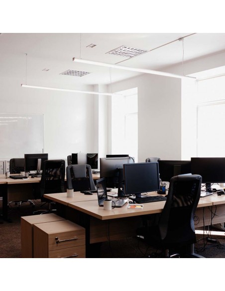 23001-Plafoniera LED Lineare  cm Colore Bianco  IP-3