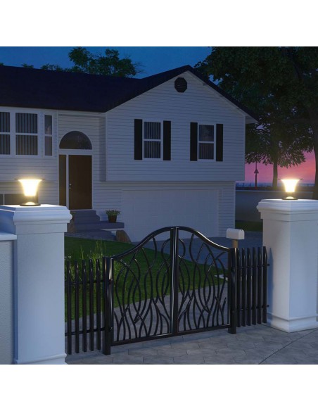 23005-Lampada LED Solare  da Terra Batteria LiFePO V Colore Nero CCT  -4