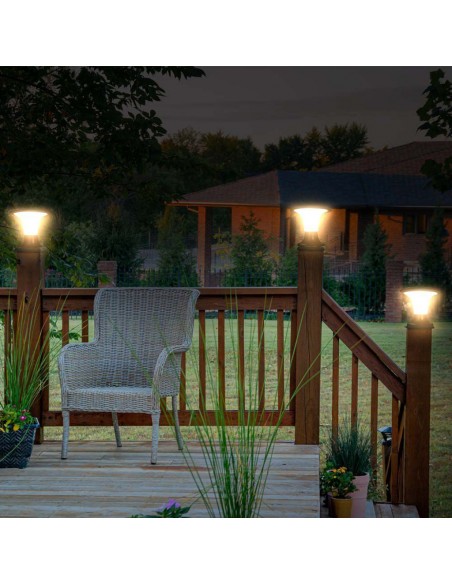 23005-Lampada LED Solare  da Terra Batteria LiFePO V Colore Nero CCT  -5