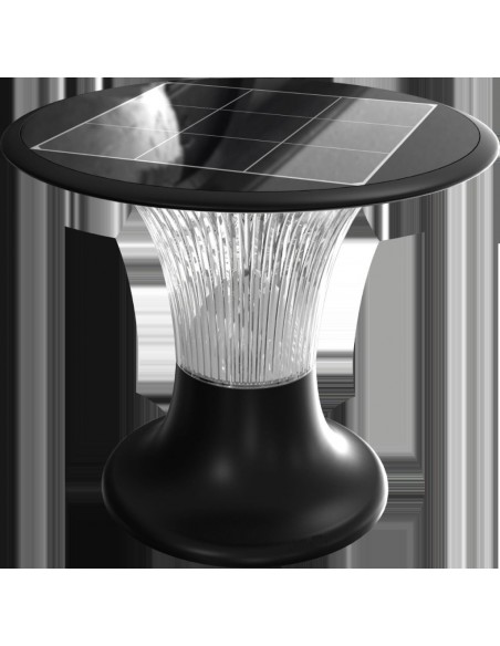 23005-Lampada LED Solare  da Terra Batteria LiFePO V Colore Nero CCT  -6