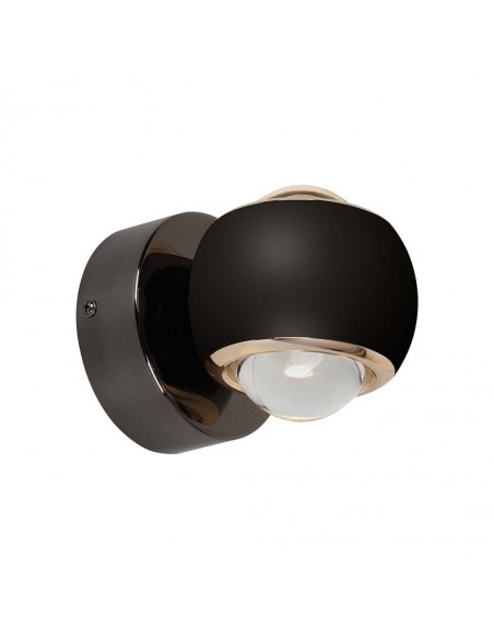 23007-Lampada LED Da Muro  con Doppio Fascio Luminoso Colore Nero -1