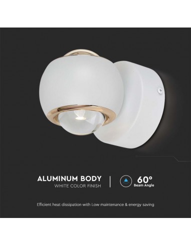 Lampada LED Da Muro 10W con Doppio... Lampada LED Da Muro 10W con Doppio...