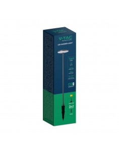 23021-Lampada LED da Giardino  con Picchetto a con Doppio Fissaggio a Terra Colore Antracite dxhcm  -1 2