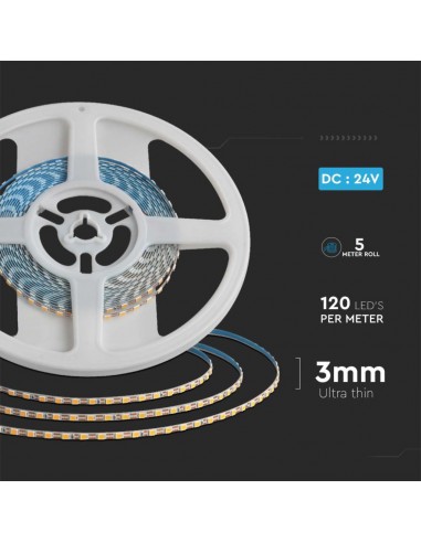 23025-Strip LED SMD /m m  LED/m Doppio PCB V  IP mm-2