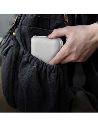 23035-Power Bank Slim mAh Carica Veloce  con Dual USB e Type-C Colore Argento-4