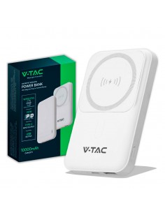 23039-Power Bank  mAh MagSafe Ultra Sottile Magnetico con Ricarica Wireless Colore Bianco-1