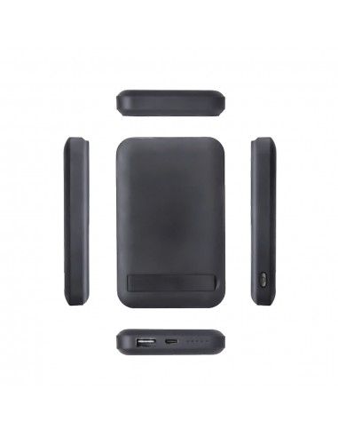 23040-Power Bank  mAh MagSafe Ultra Sottile Magnetico con Ricarica Wireless Colore Grigio-5