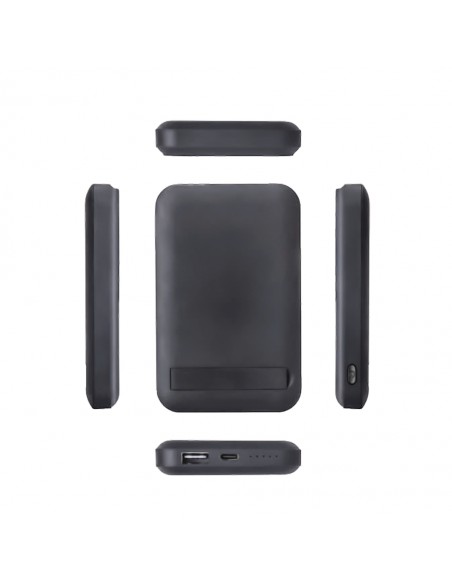 23040-Power Bank  mAh MagSafe Ultra Sottile Magnetico con Ricarica Wireless Colore Grigio-5