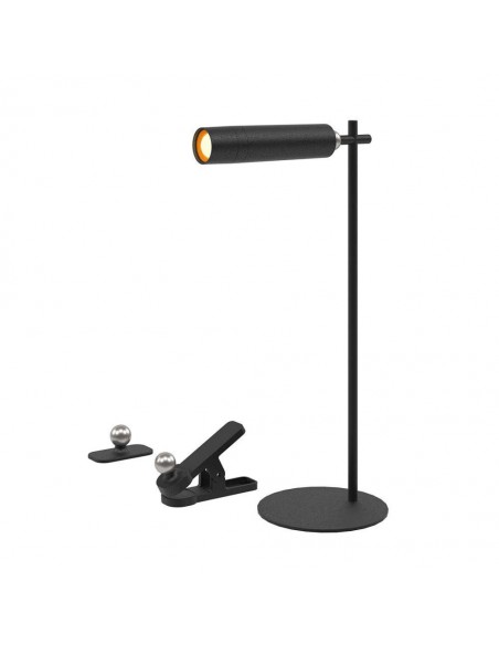 23042-Lampada LED da Tavolo Magnetica  Colore Nero Ricaricabile con USB C Touch Dimmerabile -1