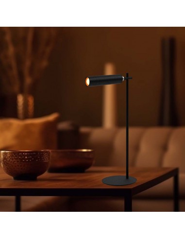 23042-Lampada LED da Tavolo Magnetica  Colore Nero Ricaricabile con USB C Touch Dimmerabile -5