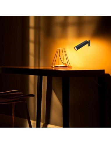 23042-Lampada LED da Tavolo Magnetica  Colore Nero Ricaricabile con USB C Touch Dimmerabile -6