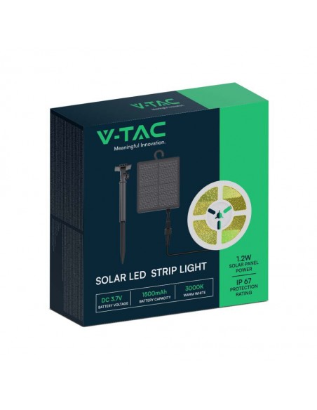 23045-Kit Strip LED SMD con Pannello Solare /m  -2