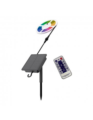 23046-Kit Strip LED SMD con Pannello Solare /m RGB -1