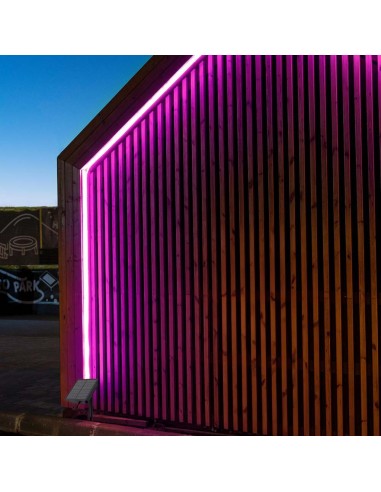 23046-Kit Strip LED SMD con Pannello Solare /m RGB -6