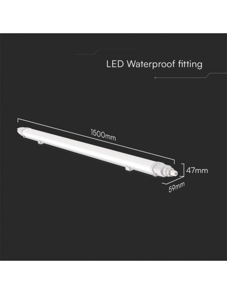 23086-Plafoniera LED Impermeabile  Collegabile L-Series cm  -2