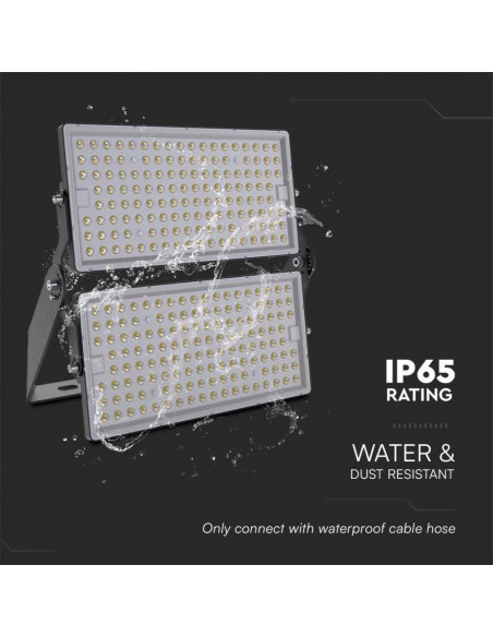 23089-Faro LED  LM/W Colore Nero  Cavo m  -2