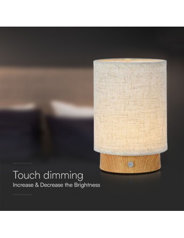 23090-Lampada LED da Tavolo  xmm Colore Beige Ricaricabile con USB C Touch Dimmerabile -7