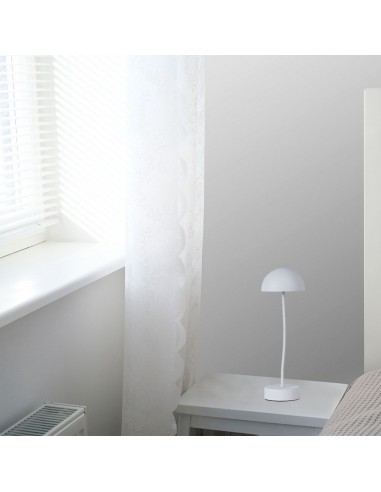 23092-Lampada LED da Tavolo  Colore Bianco ricaricabile con USB C Touch Dimmerabile -5