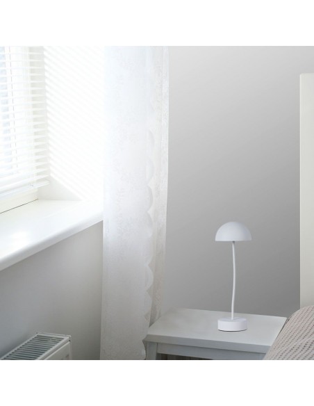 23092-Lampada LED da Tavolo  Colore Bianco ricaricabile con USB C Touch Dimmerabile -5