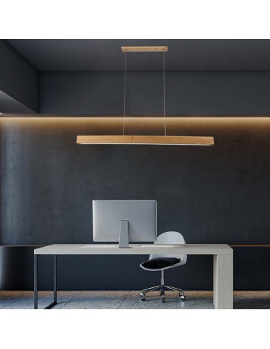 23100-Lampadario LED a Sospensione  Colore Legno -3