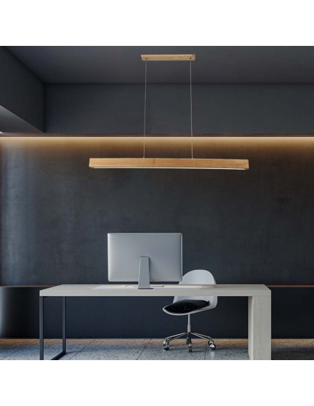 23100-Lampadario LED a Sospensione  Colore Legno -3