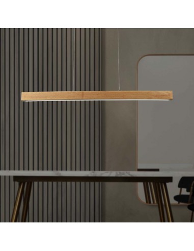 23100-Lampadario LED a Sospensione  Colore Legno -5