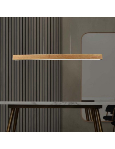 23100-Lampadario LED a Sospensione  Colore Legno -5