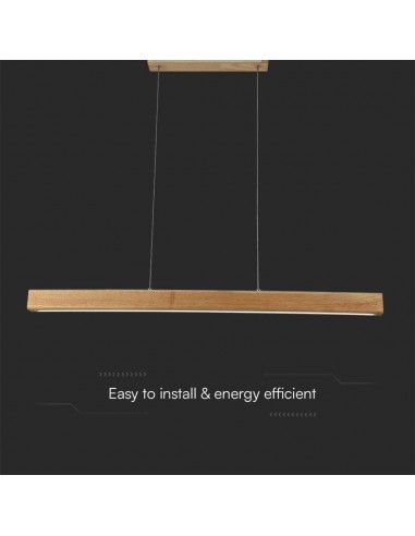 23100-Lampadario LED a Sospensione  Colore Legno -6