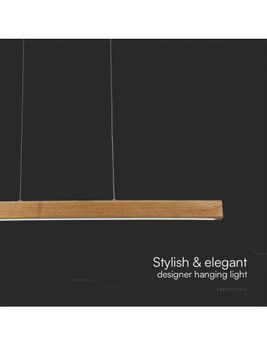 23100-Lampadario LED a Sospensione  Colore Legno -7