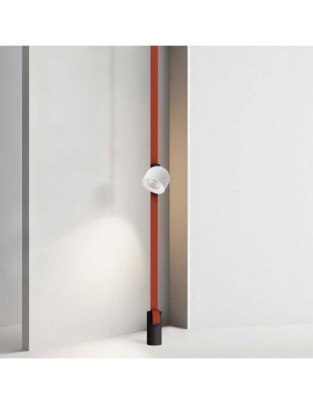 23105-Faretto LED COB da Binario in Tessuto Magnetico   Colore Bianco -5