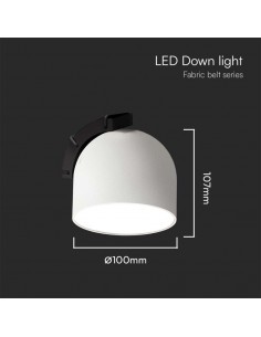 23107-Faretto LED COB da Binario in Tessuto Magnetico   Colore Bianco -1 2