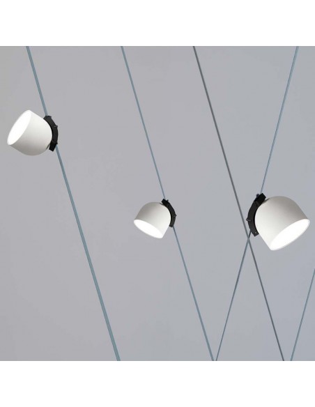 23107-Faretto LED COB da Binario in Tessuto Magnetico   Colore Bianco -3