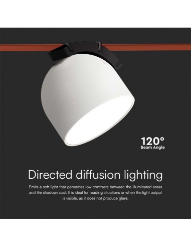 Faretto LED COB da Binario in Tessuto...