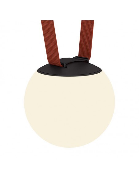 23108-Lampada LED da Binario  Sferica Opale Colore Nero -1