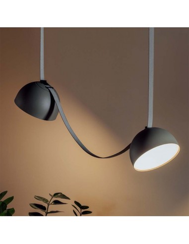 23109-Faretto LED COB da Binario in Tessuto Magnetico  Colore Nero -3