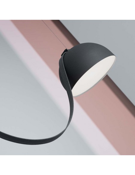 23109-Faretto LED COB da Binario in Tessuto Magnetico  Colore Nero -5