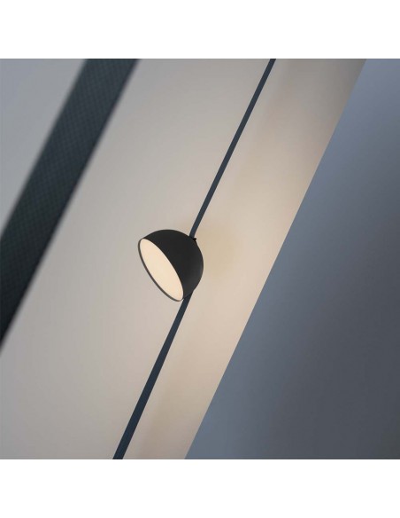 23109-Faretto LED COB da Binario in Tessuto Magnetico  Colore Nero -6