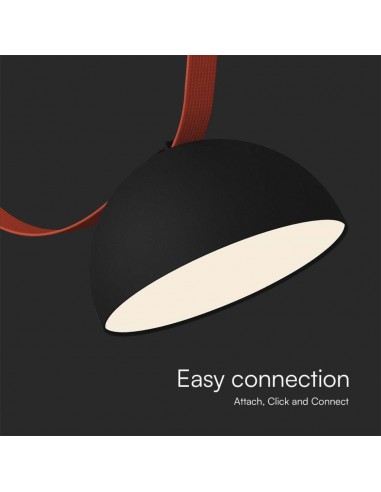 23109-Faretto LED COB da Binario in Tessuto Magnetico  Colore Nero -7